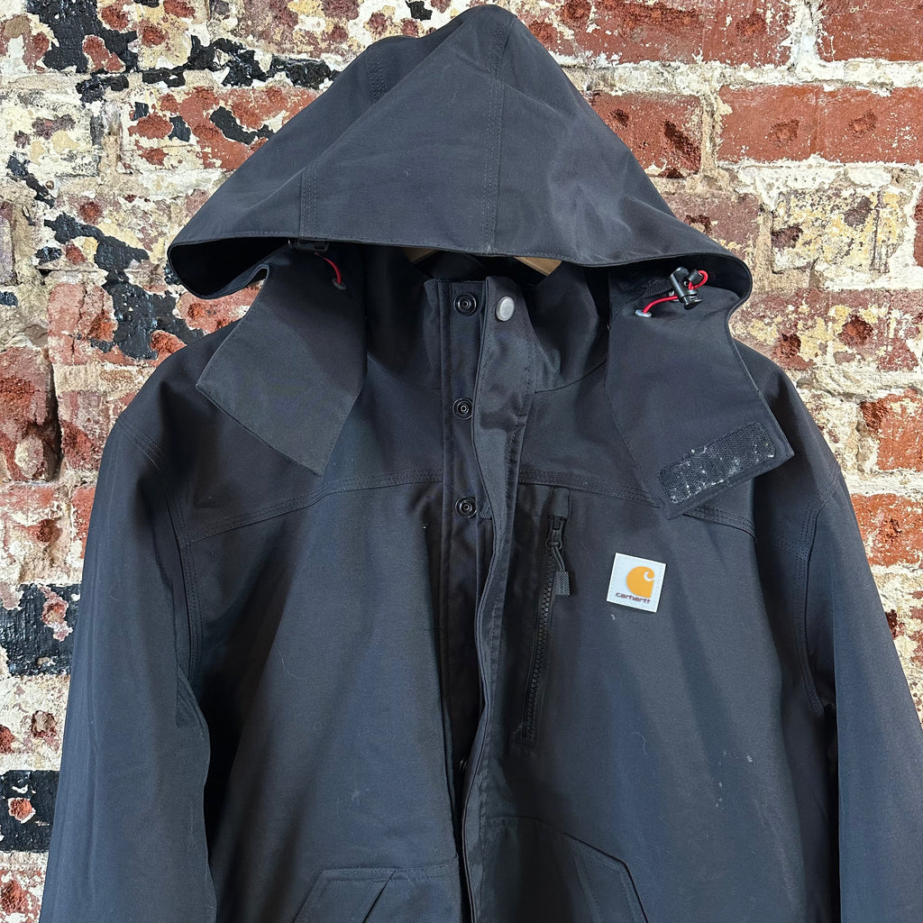 Carhartt Storm Defender Mens Medium Black Jacket