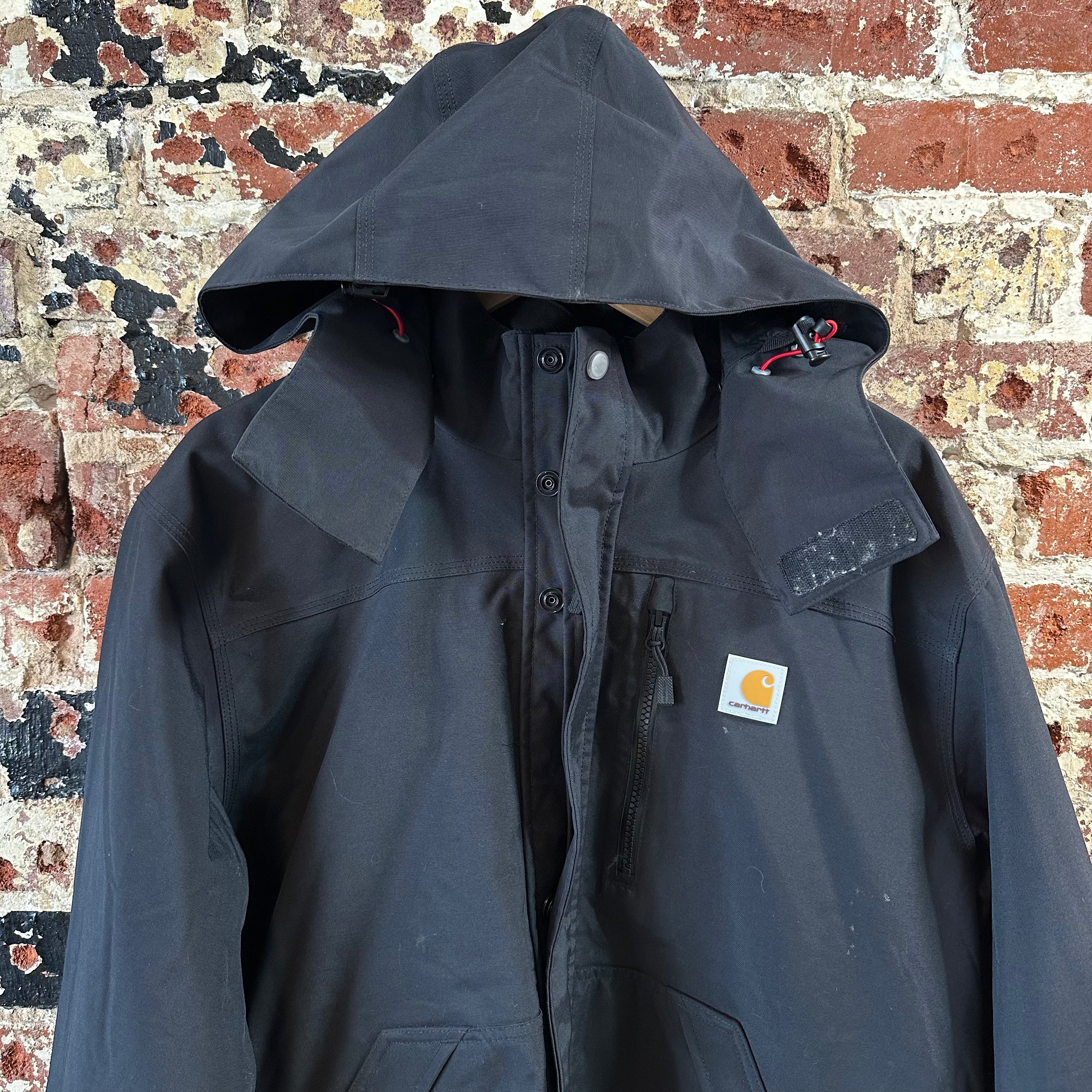 Carhartt Storm Defender Mens Medium Black Jacket