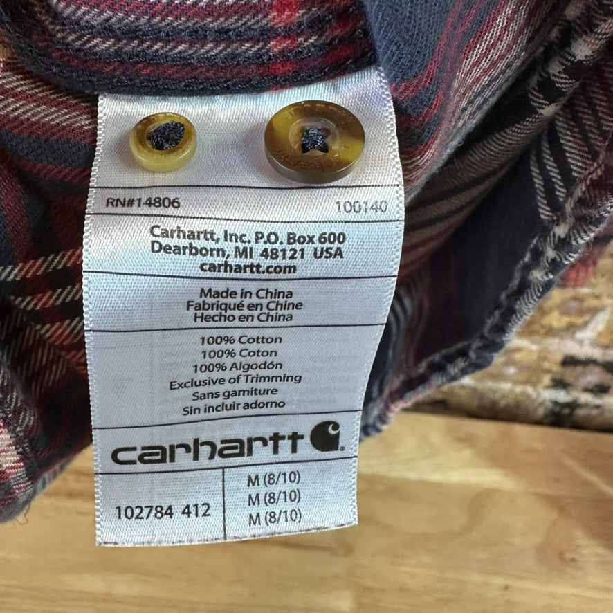 Carhartt Flannel Shirt Womens Medium
