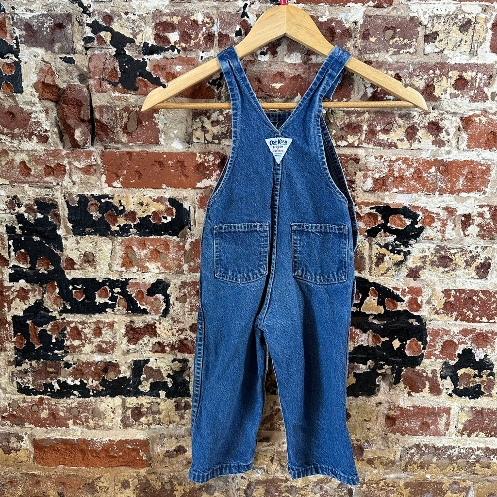 VTG OSHKOSH Jean Bibs Boys 3T