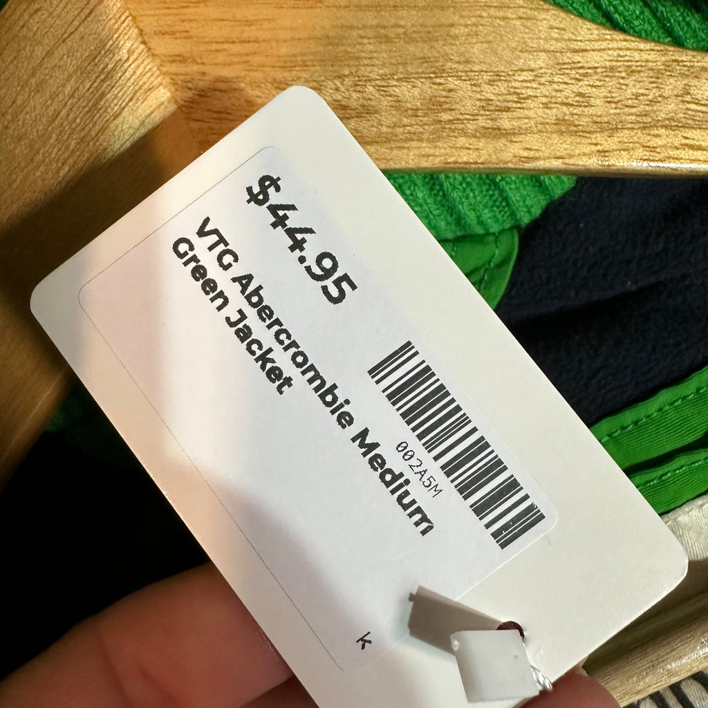 VTG Abercrombie Women's Medium Green Jacket