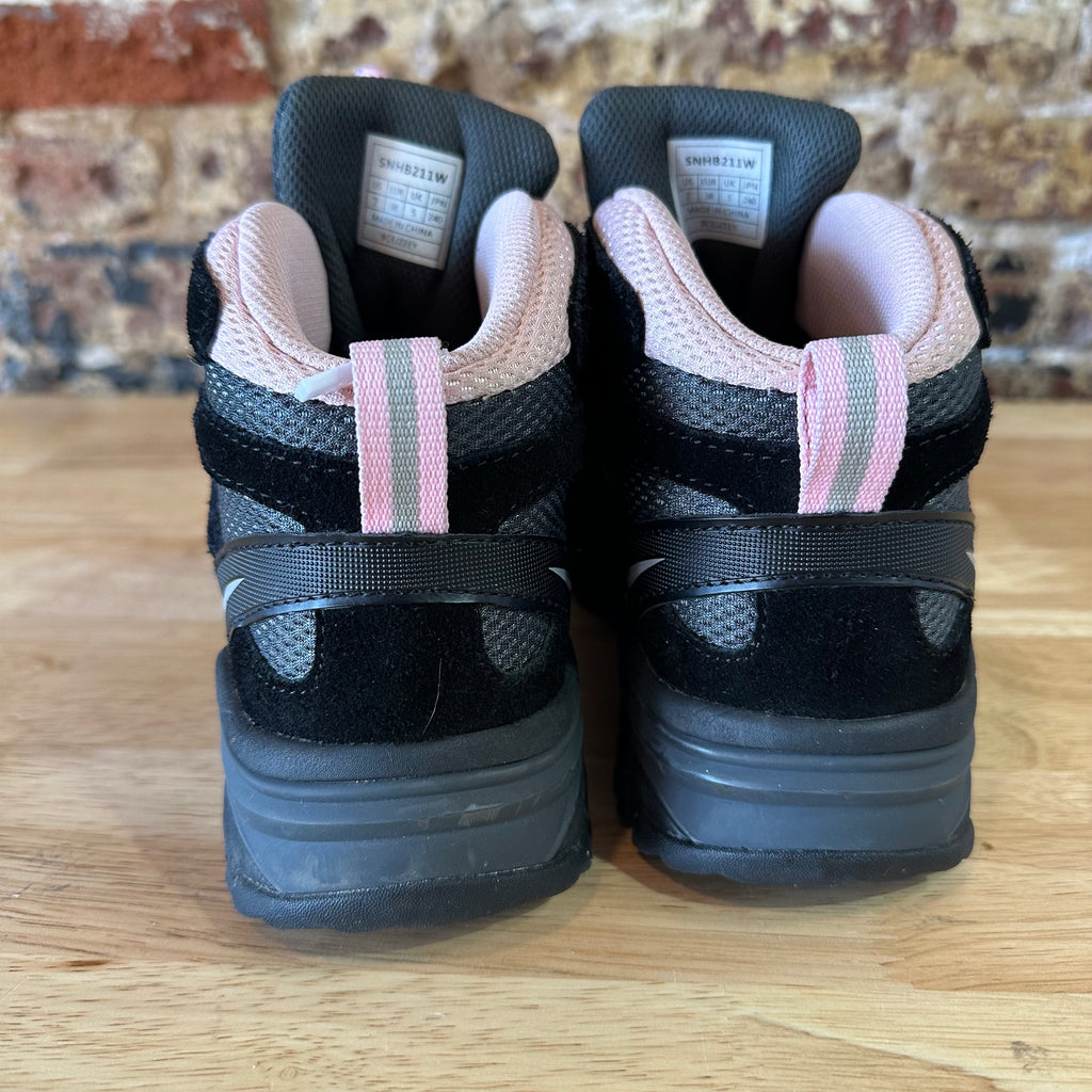 Black and Pink Womens 7 Hiking Boots