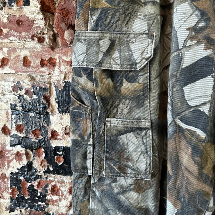Wrangler Pro Gear Cargo Pants Camo Realtree Camouflage 38x34"