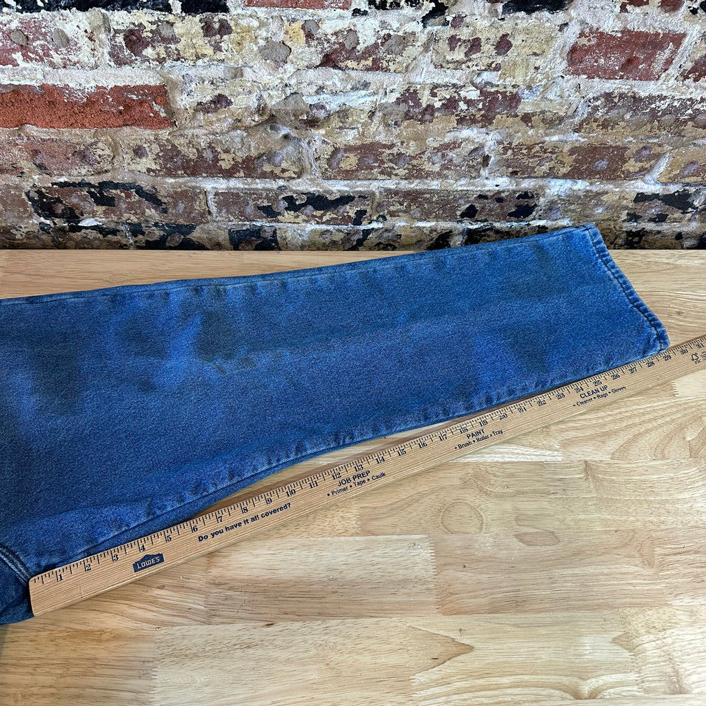 LL Bean Mens 38x30 Flannel lined Blue Jeans