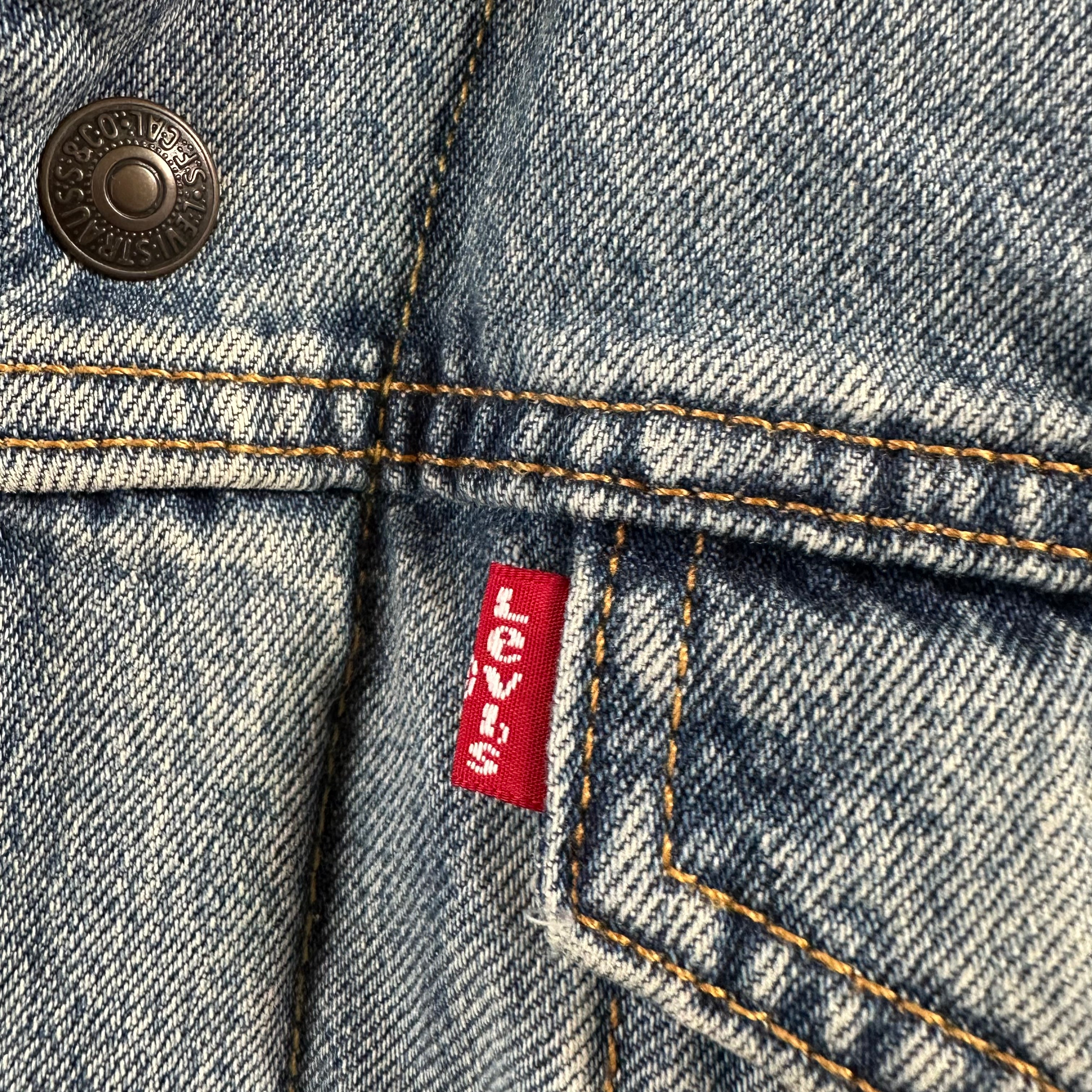 Levi's Mens Medium Sherpa Jean Jacket