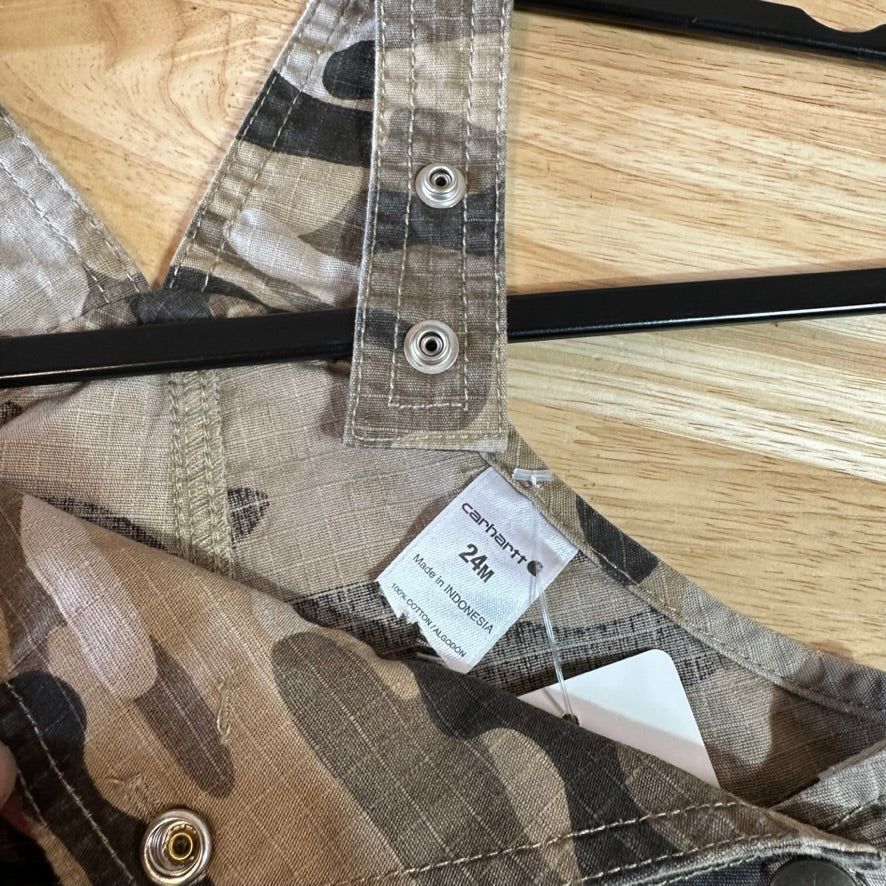 Carhartt Camo Overall Bibs Baby 24M Toddlers