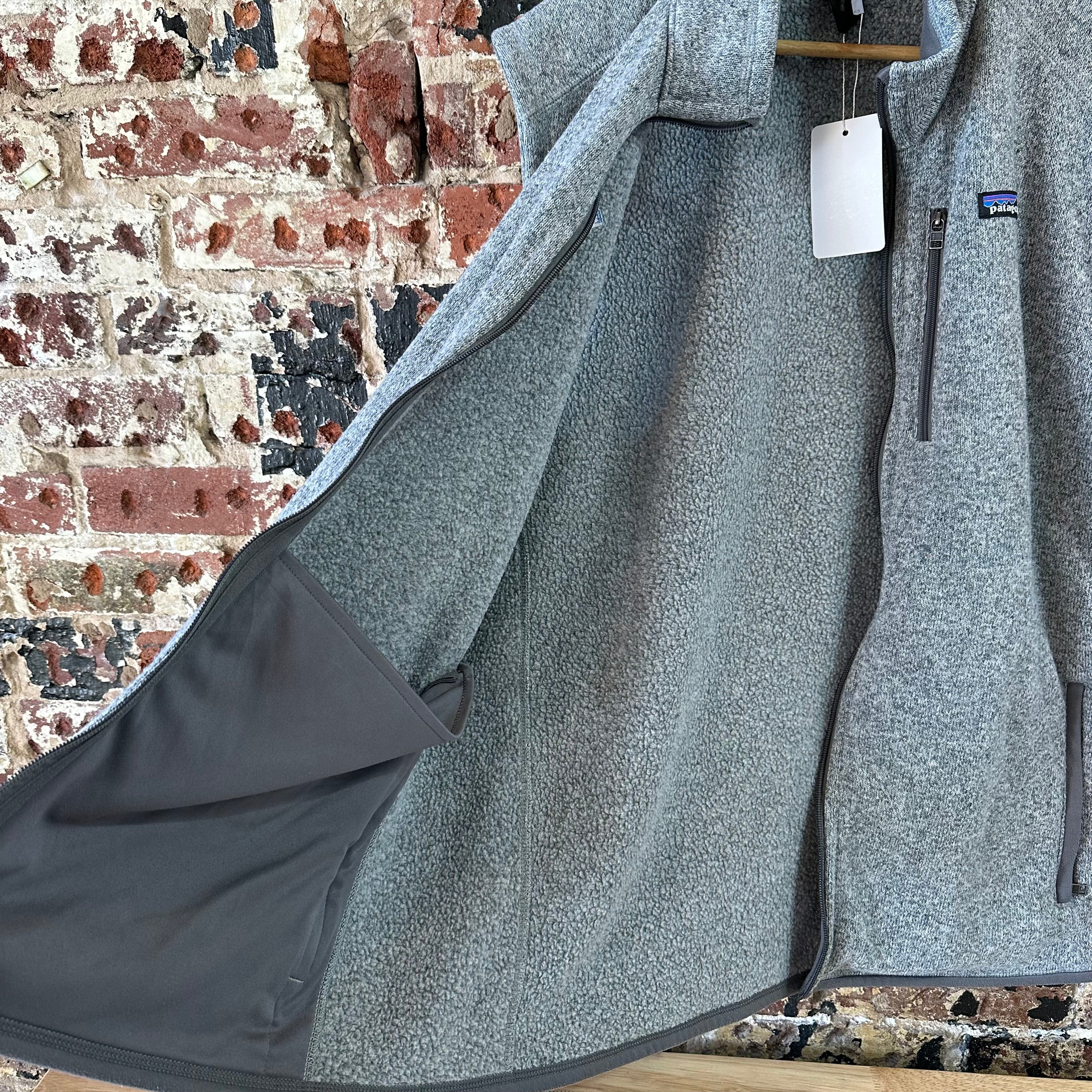 Patagonia Better Sweater Vest Gray Men's Size 2XL - company logo