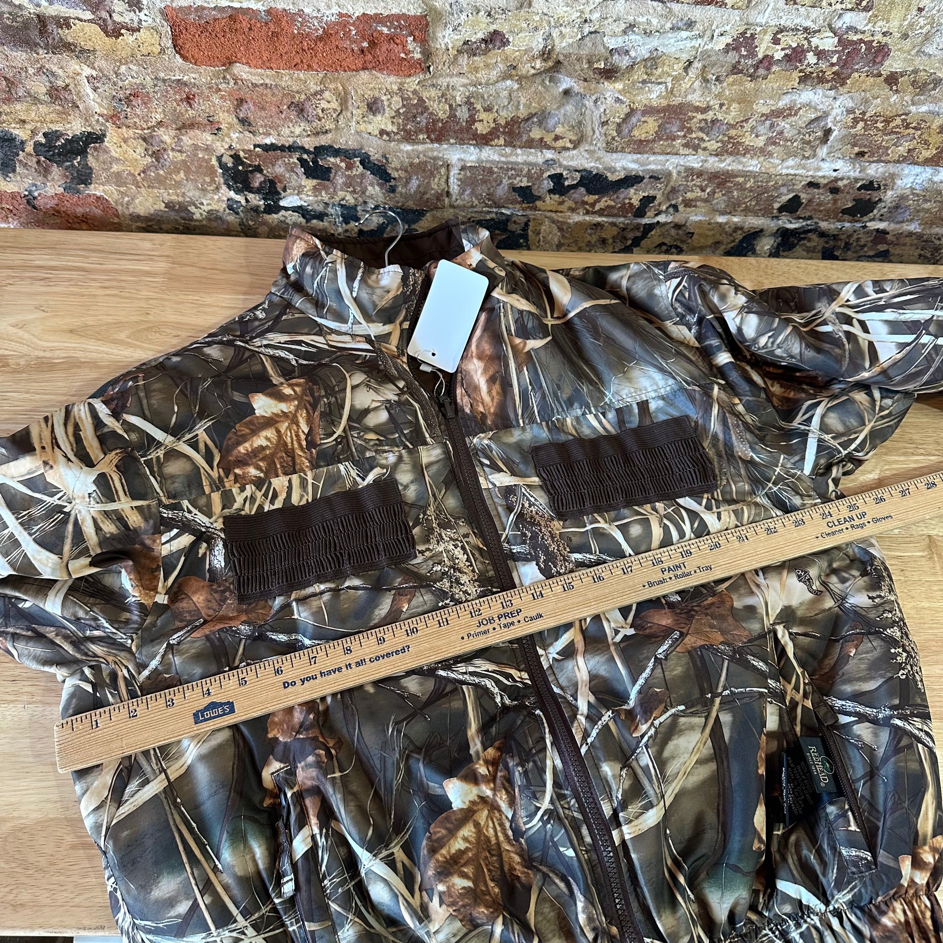 Red Head Men’s Sz Large Advantage Max Blades Reversible Jacket Zip Duck Hunting