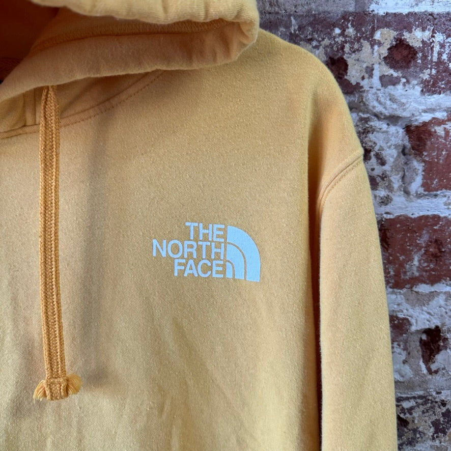 The North Face Men's 2XL Yellow Logo Hoodie Sierra Nevada