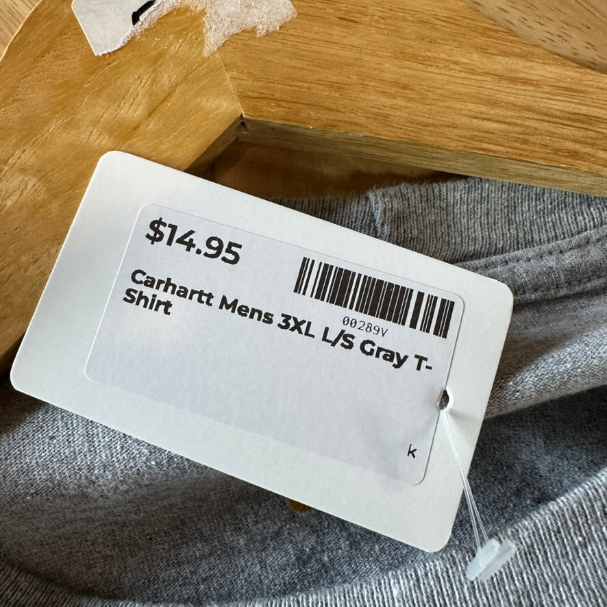 Carhartt Mens 3XL Long Sleeve T-Shirt