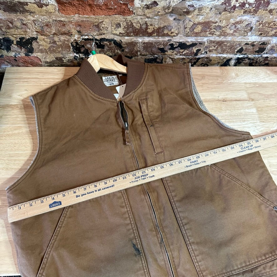 Lakin & McKey Brown Men's XL Vest