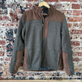 Cowboy Legend Jacket Mens XL Ranch Western Knit Green Brown lined contrast