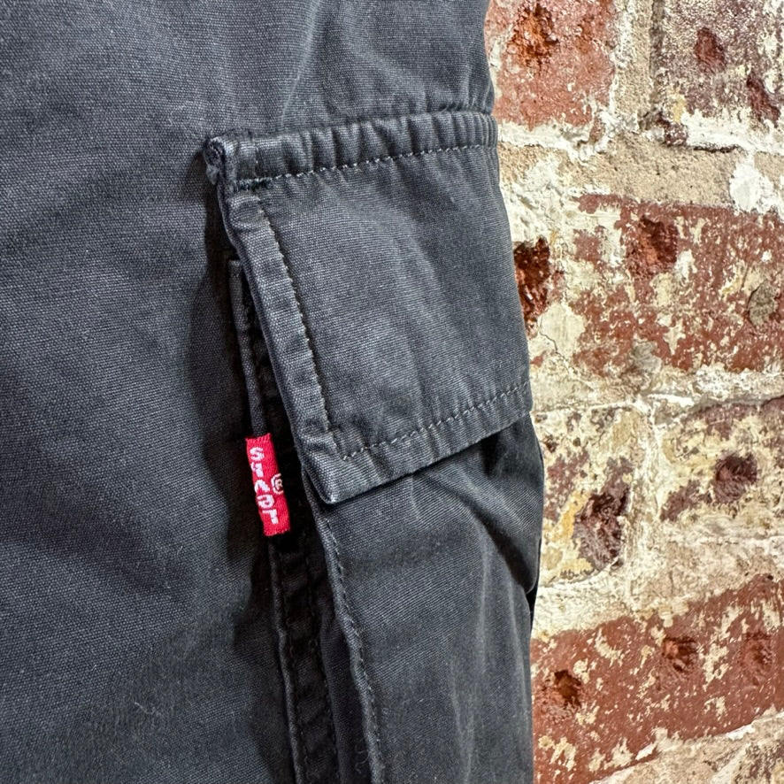 Levi's Shorts Mens 38 Cargo Black Hiking Camping Levis NEW