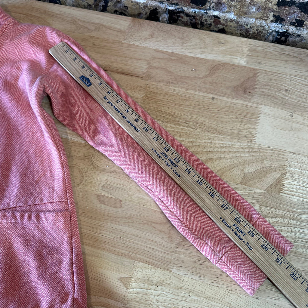 Columbia Womens Small Sweatshirt Pullover Pink Herringbone Lodge Funnel Neck
