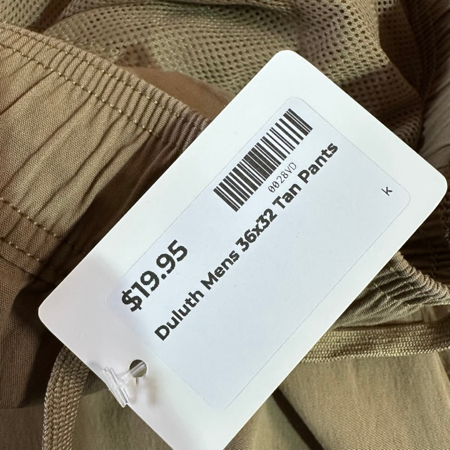 Dulluth Alaskan hardware Tan Pants Mens 36x32