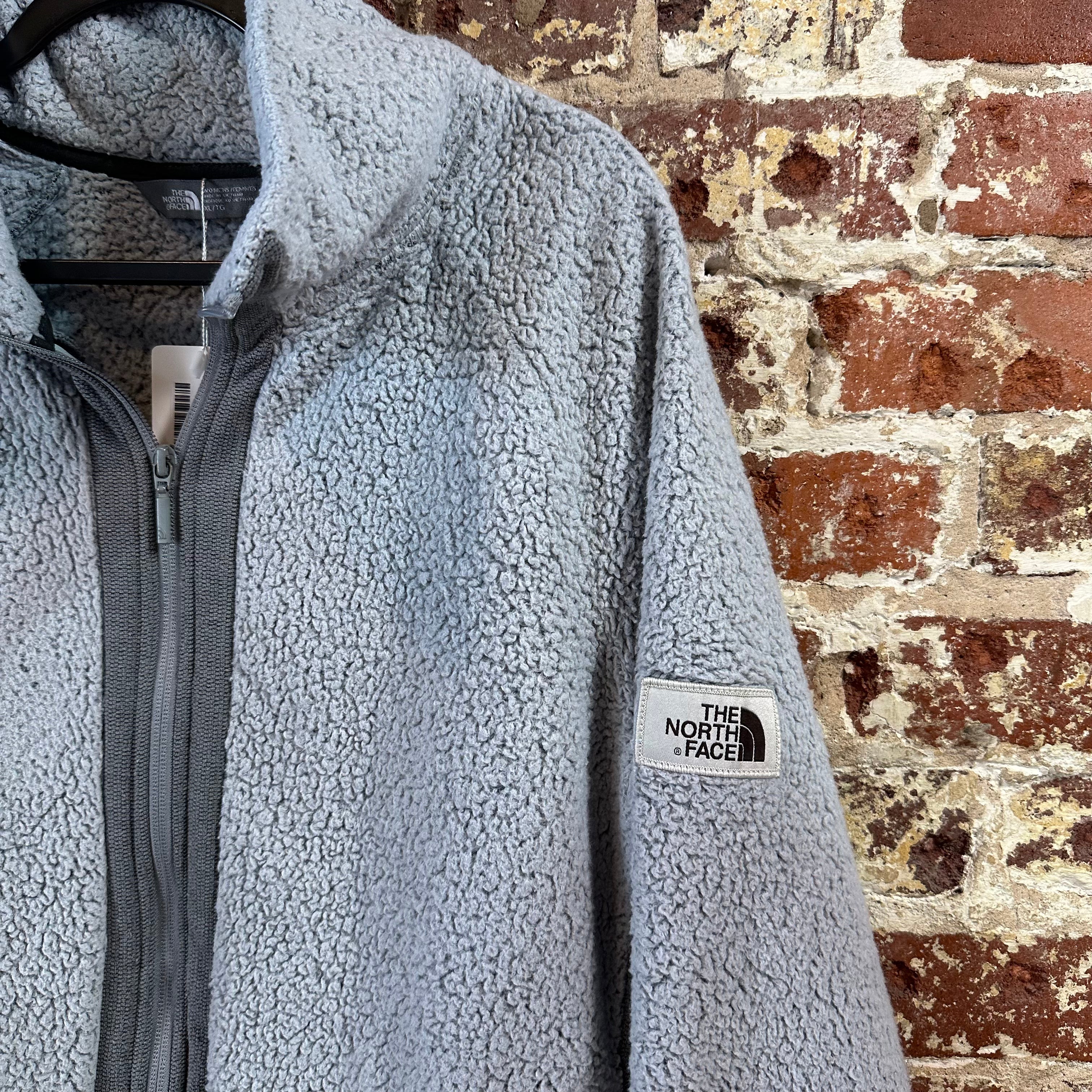 North Face Womens XL Gray Fleece Jacket