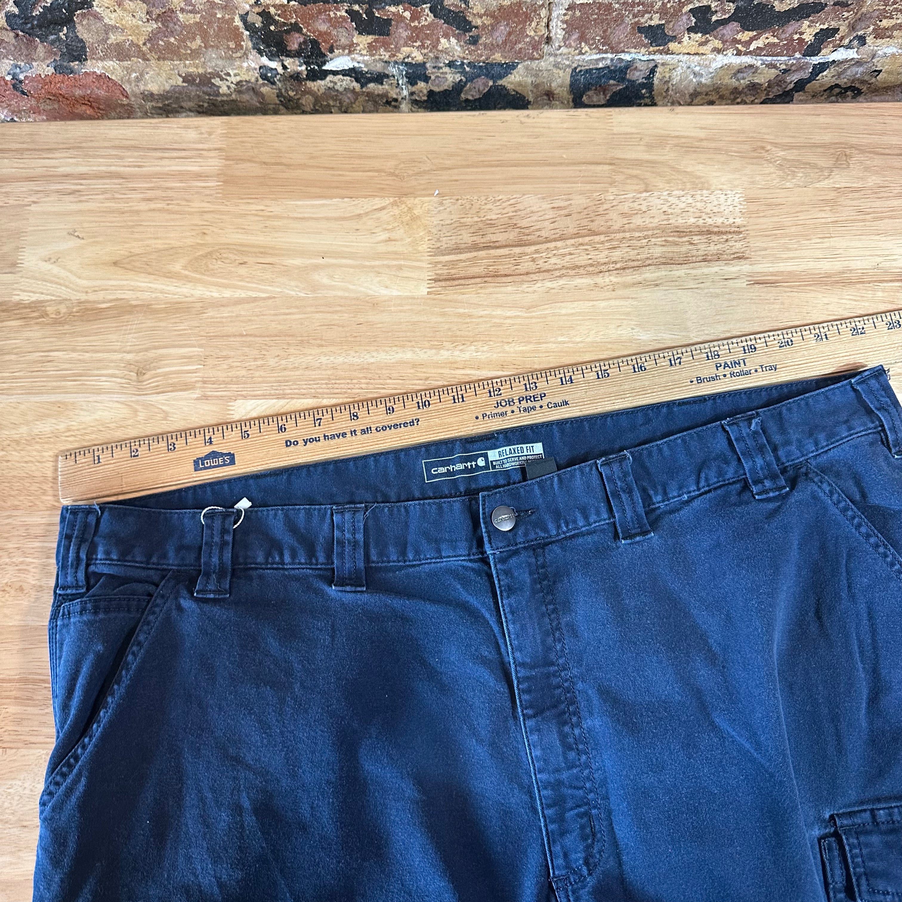 Carhartt Mens 44x32 Blue Pants