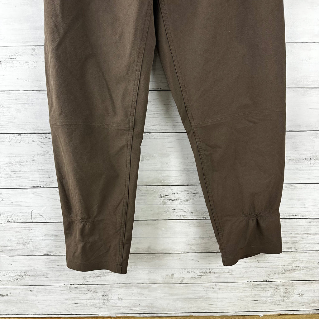 Outdoor Voices Pants Women Small Brown Cropped Elastic Waist Activewear 26x25