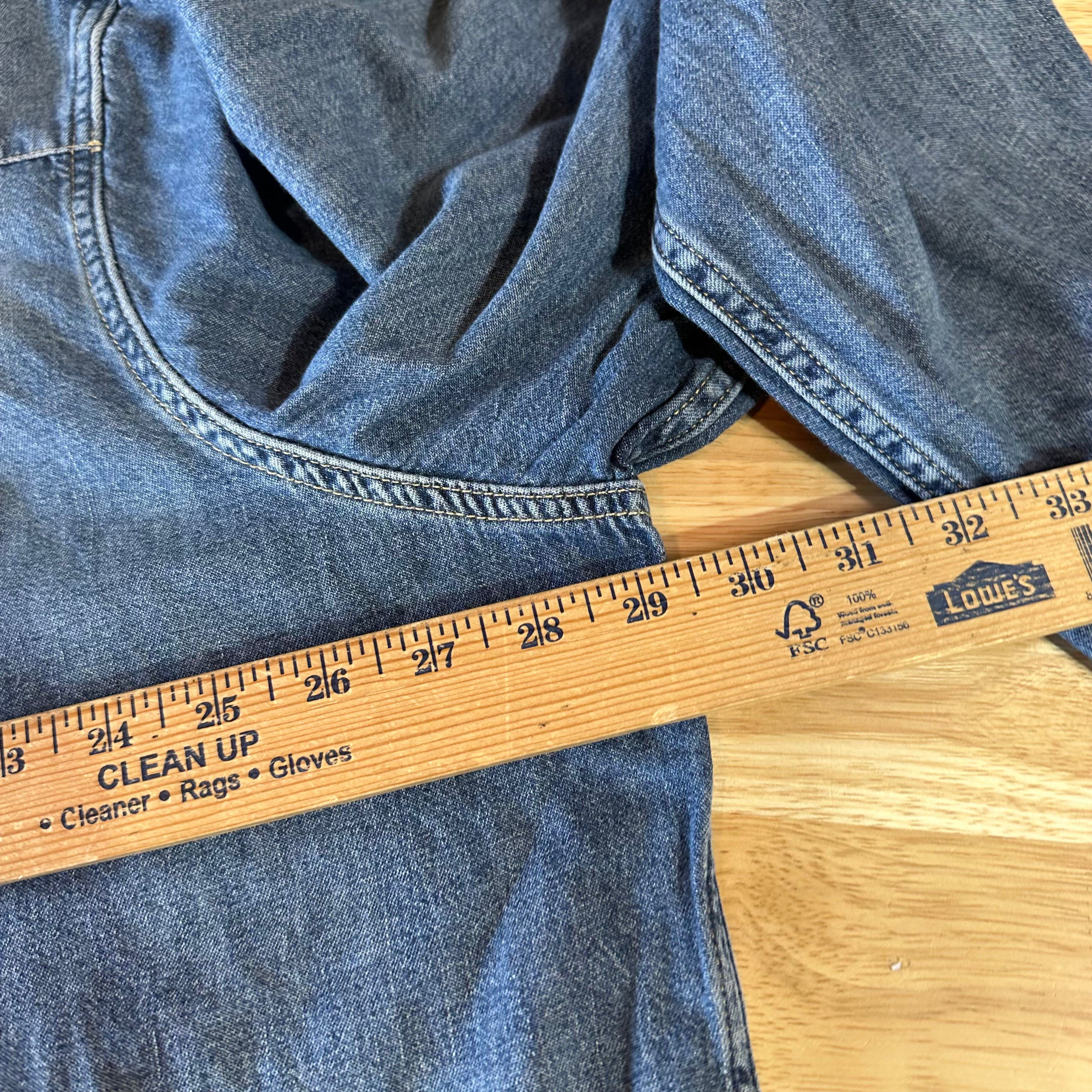 Levi's Mens 3XL Pearl Snap Western Jean Shirt NEW