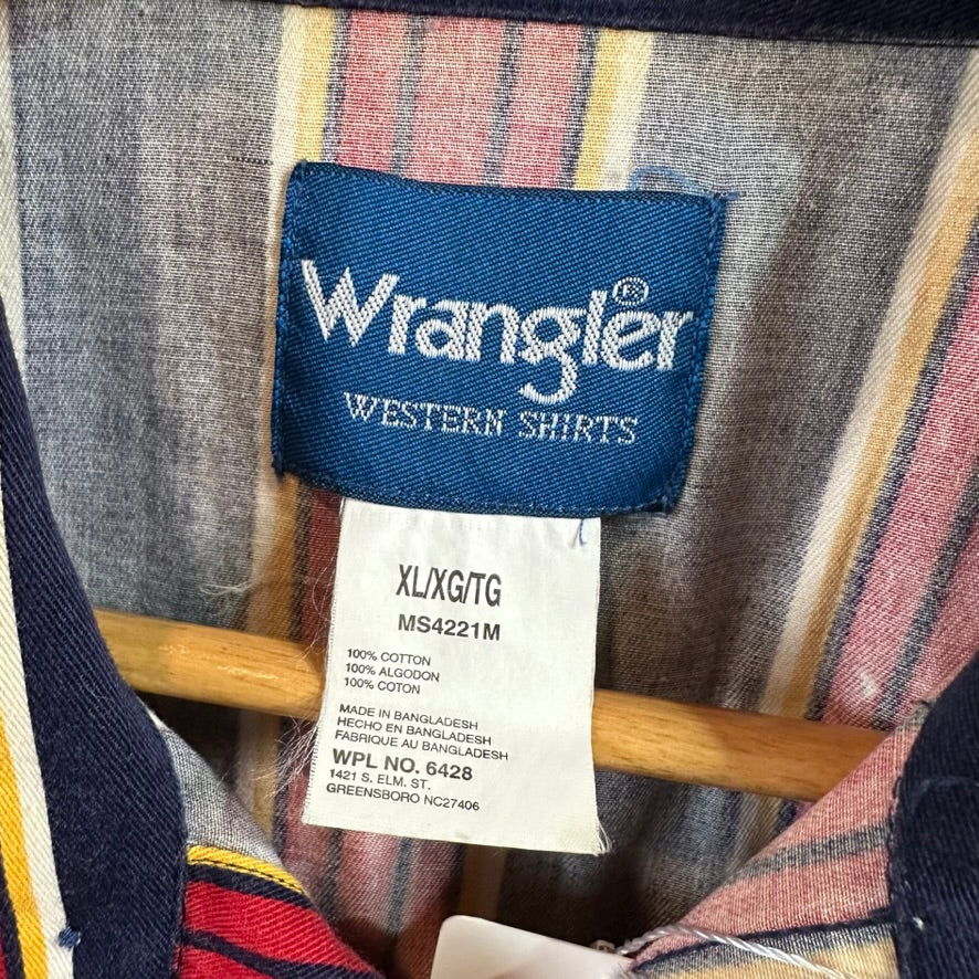 Wrangler Mens XL L/S Button Up