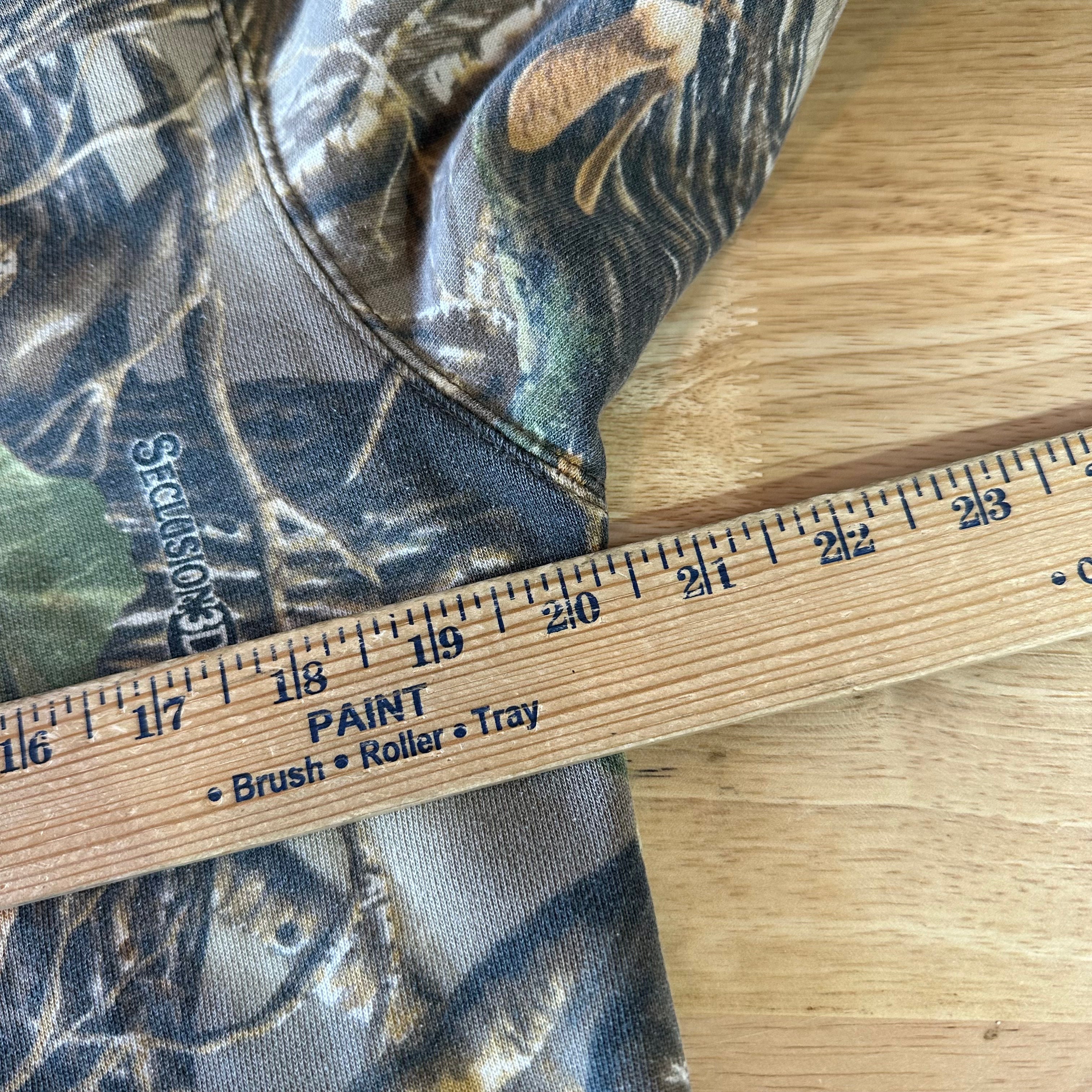 Cabelas Camo Hoodie Boys XL Seclusion 3D Hooded Sweatshirt Hunting