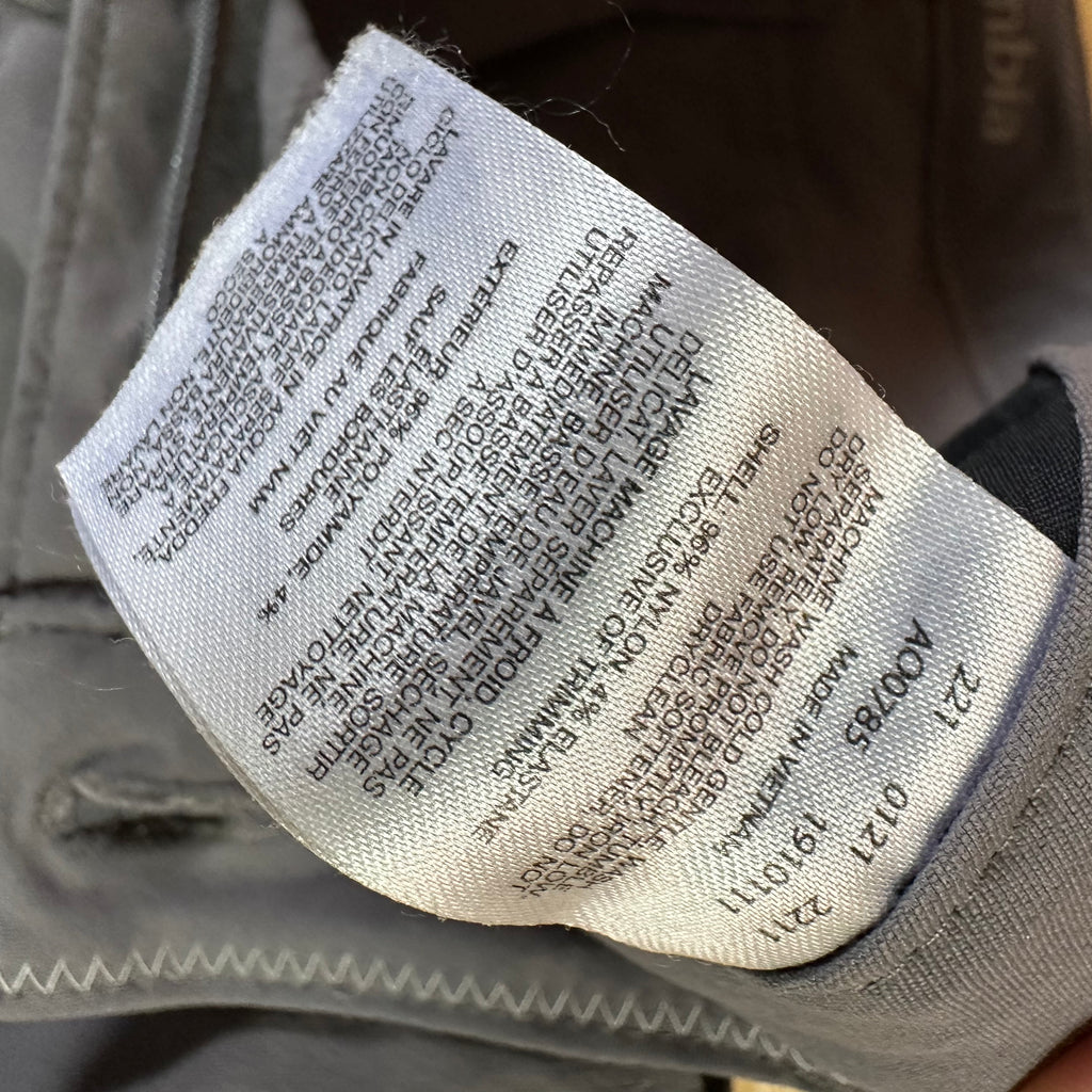 Columbia Mens 34x32 Gray Pants