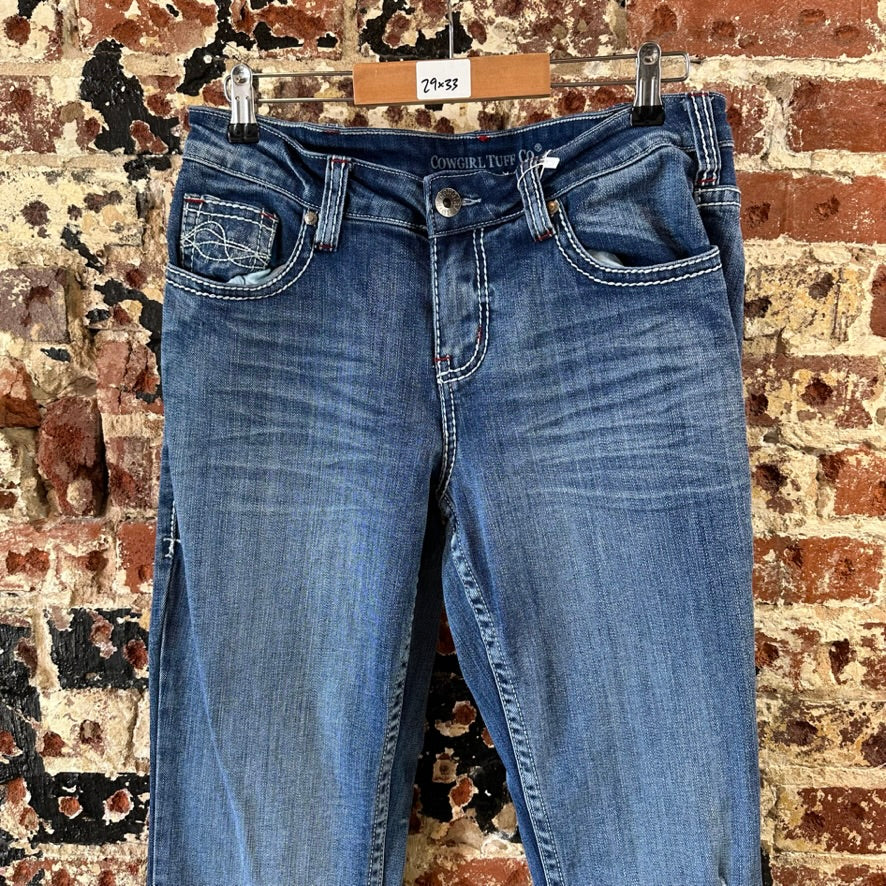 Cowgirl Tuff Womens 29x33 Cozy DFMI Jeans
