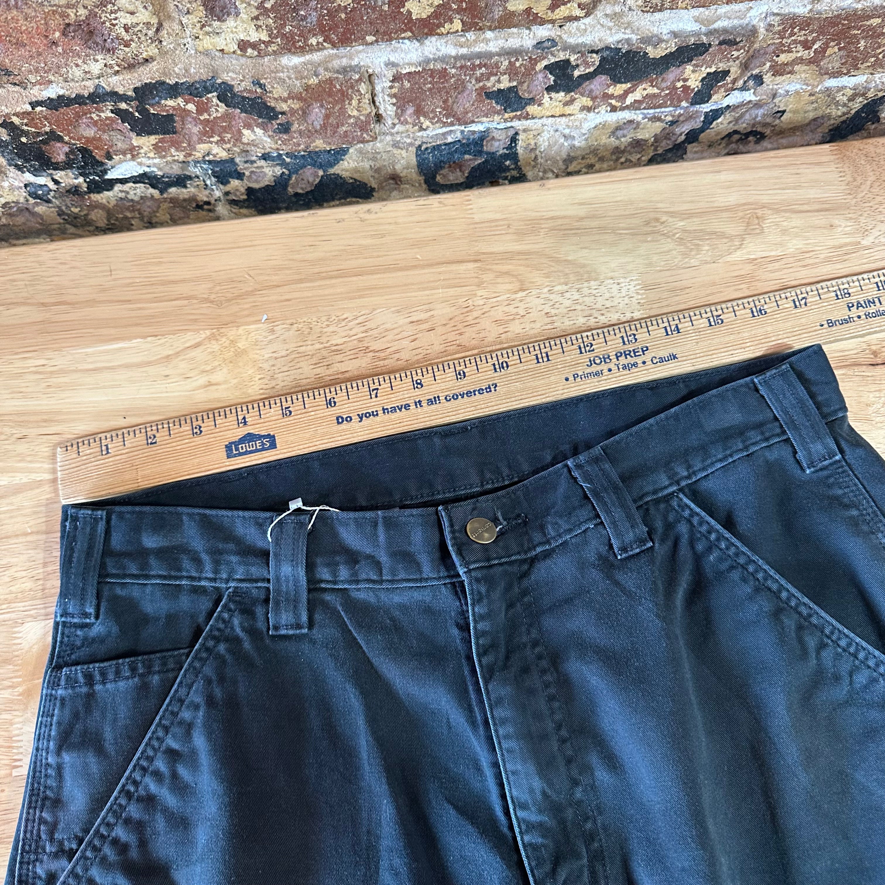 Carhartt Mens 34x36 Black Pants