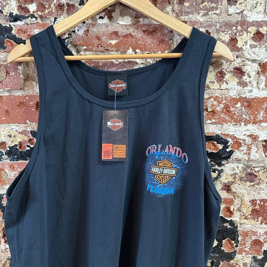 Harley Davidson Men's 2XL Tank Top Black NEW