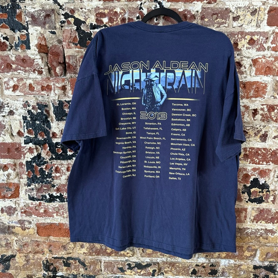 Jason Aldean S/S Blue T-Shirt Men's 2XL
