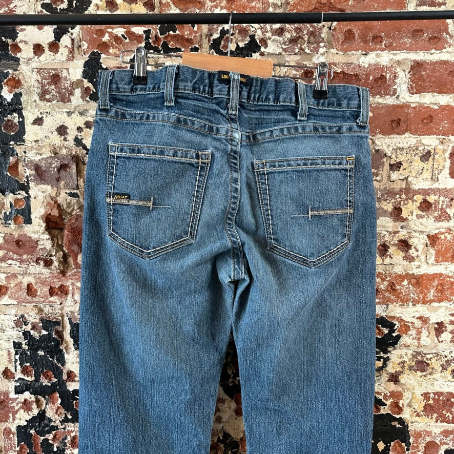 Ariat M5 Mens 33x38 Blue Jeans