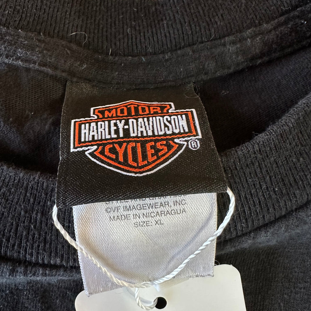 Harley Davidson Key West T-Shirt Mens XL Black Beach Biker Short Sleeve Peterson