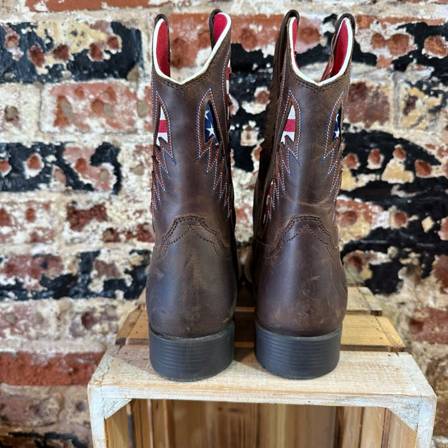 Ariat Youth Boys 5 Brown Western Boots