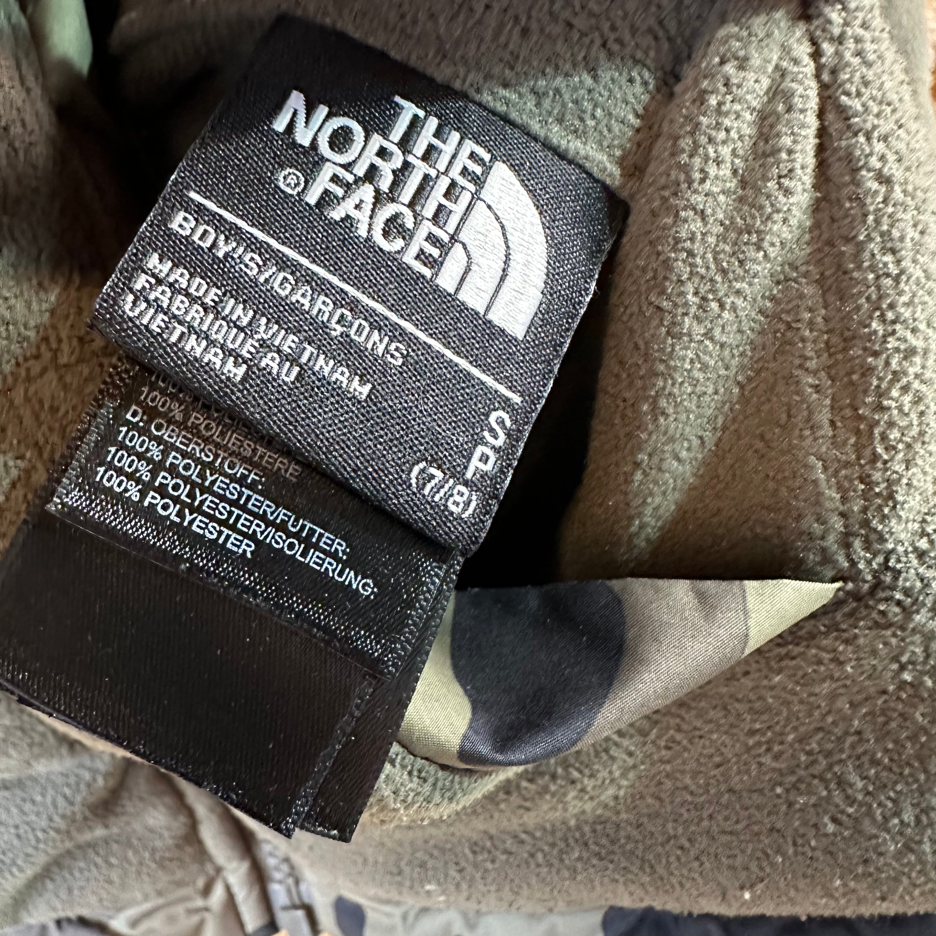 The North Face Boys Small Reversible Camo Jacket