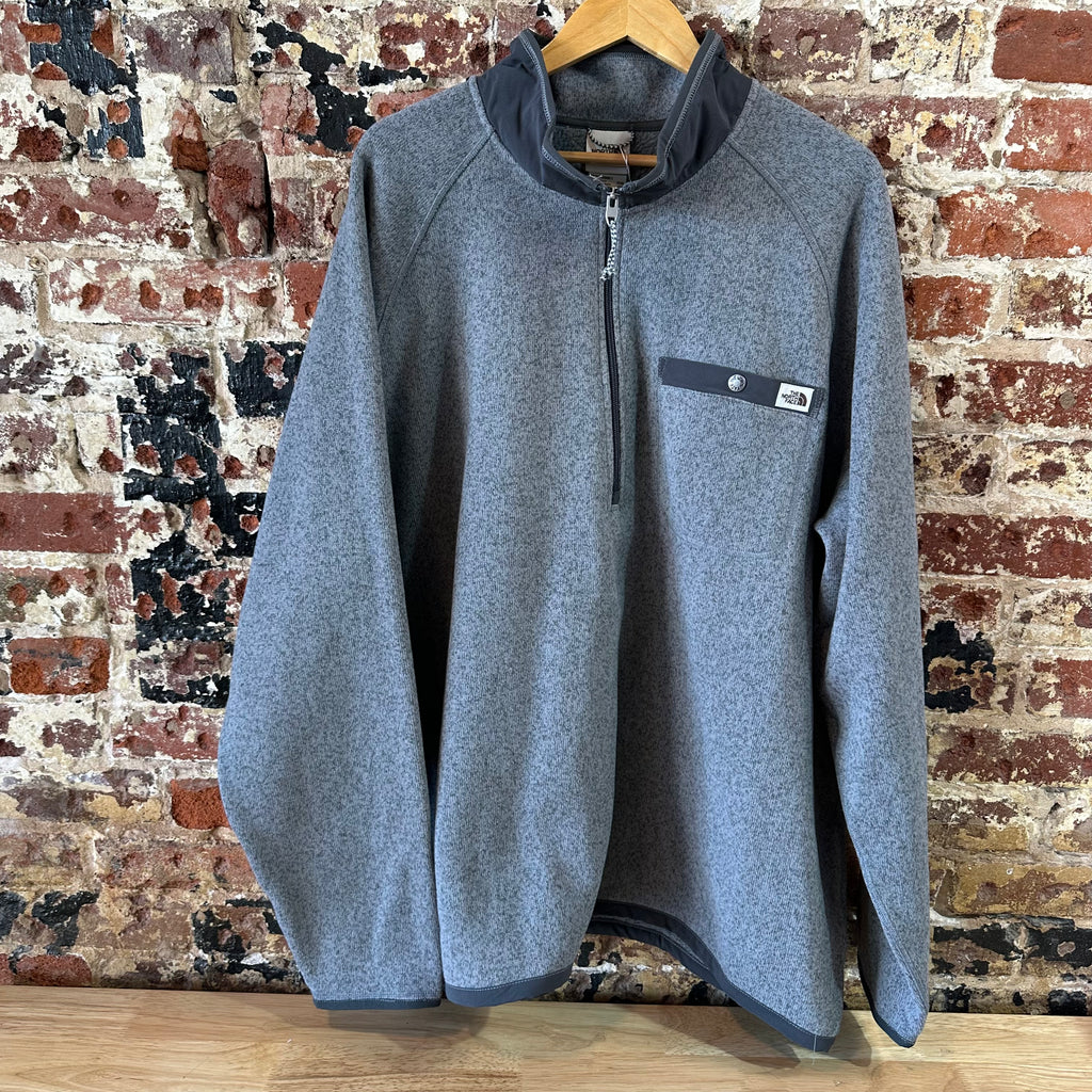 The North Face Pullover 1/4 Zip Mens 3XL Gray Fleece Better Sweater Long Sleeve