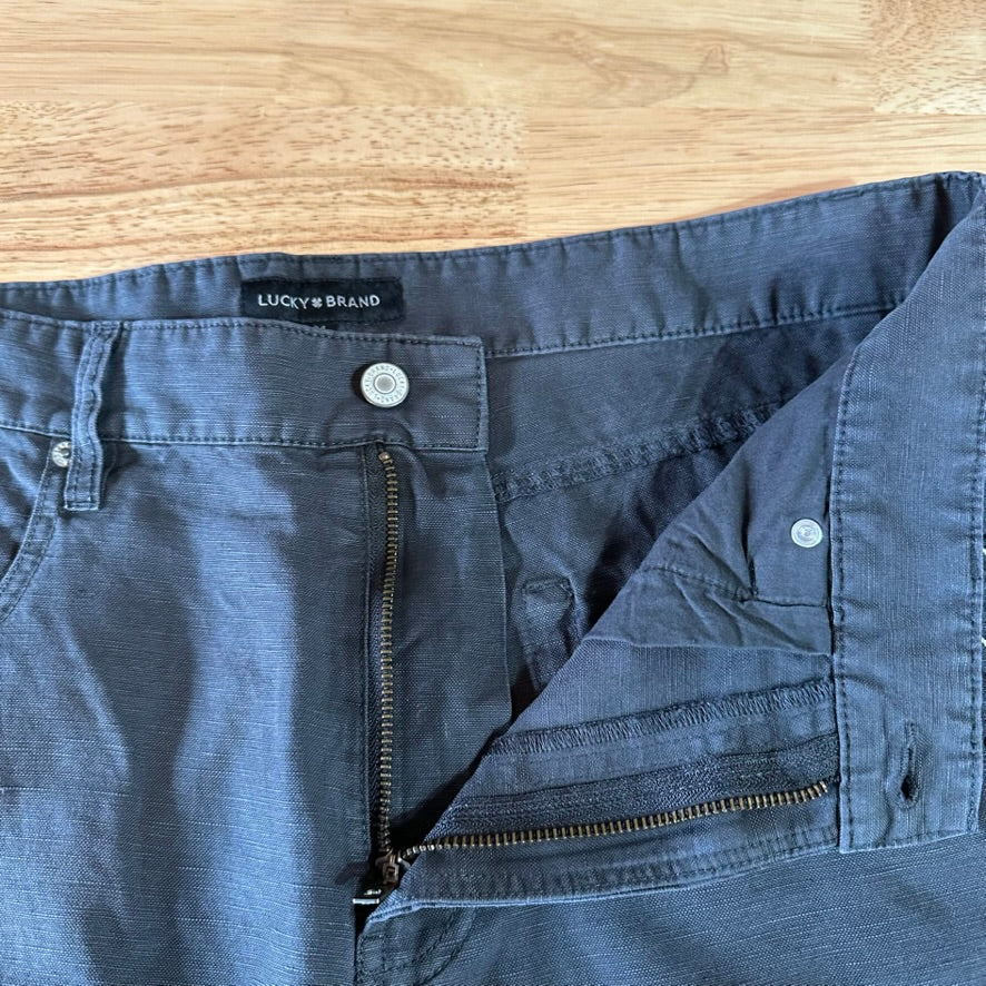 Lucky Mens 34 Black Shorts NEW