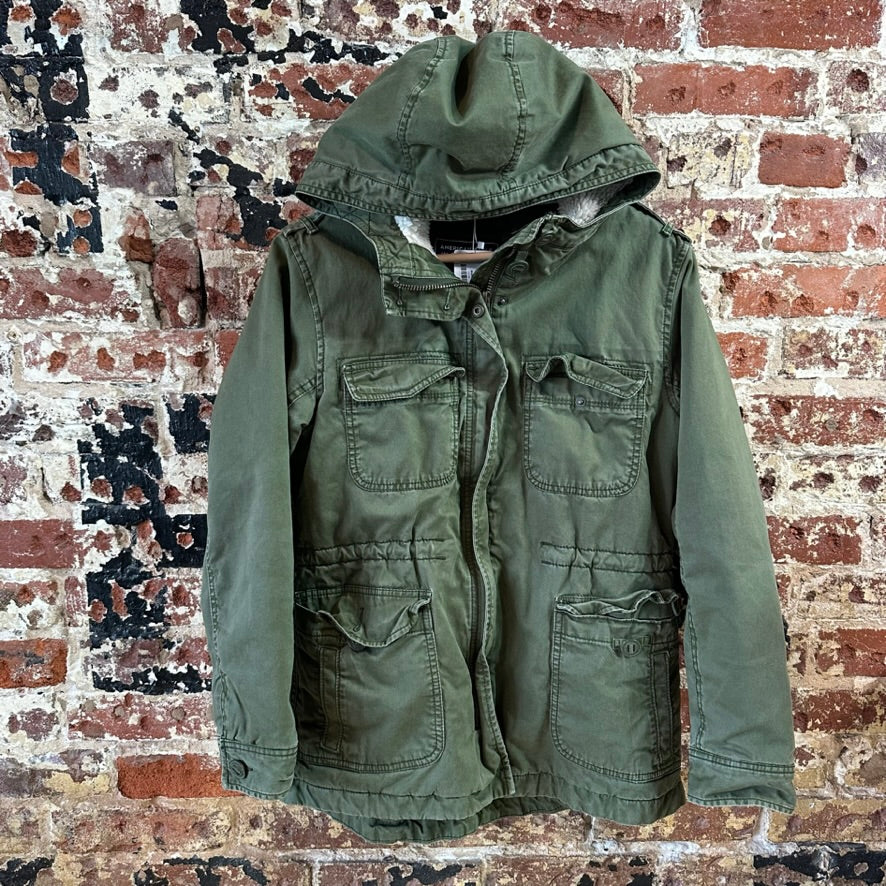 American Eagle Women's Medium Green Jacket