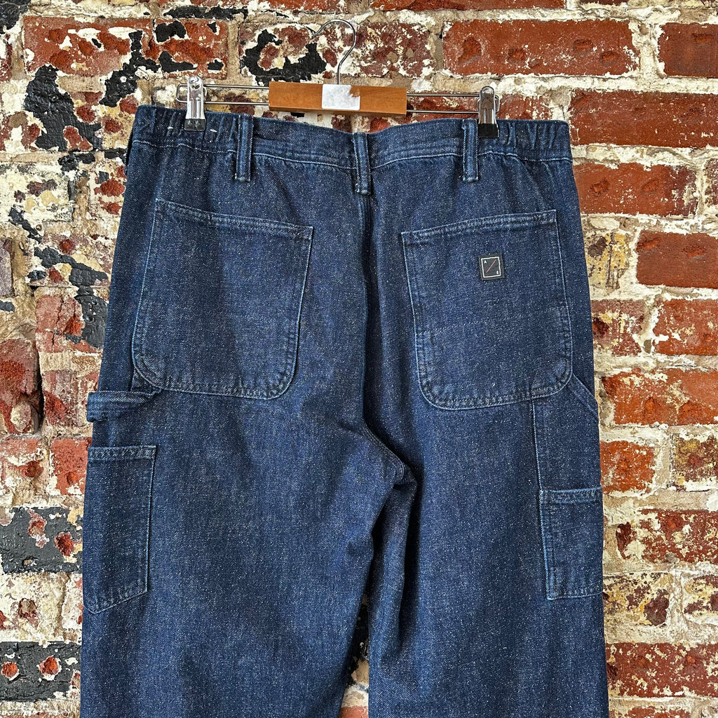 American Eagle Double Knee Jeans Mens 32x34 Dark Blue Denim