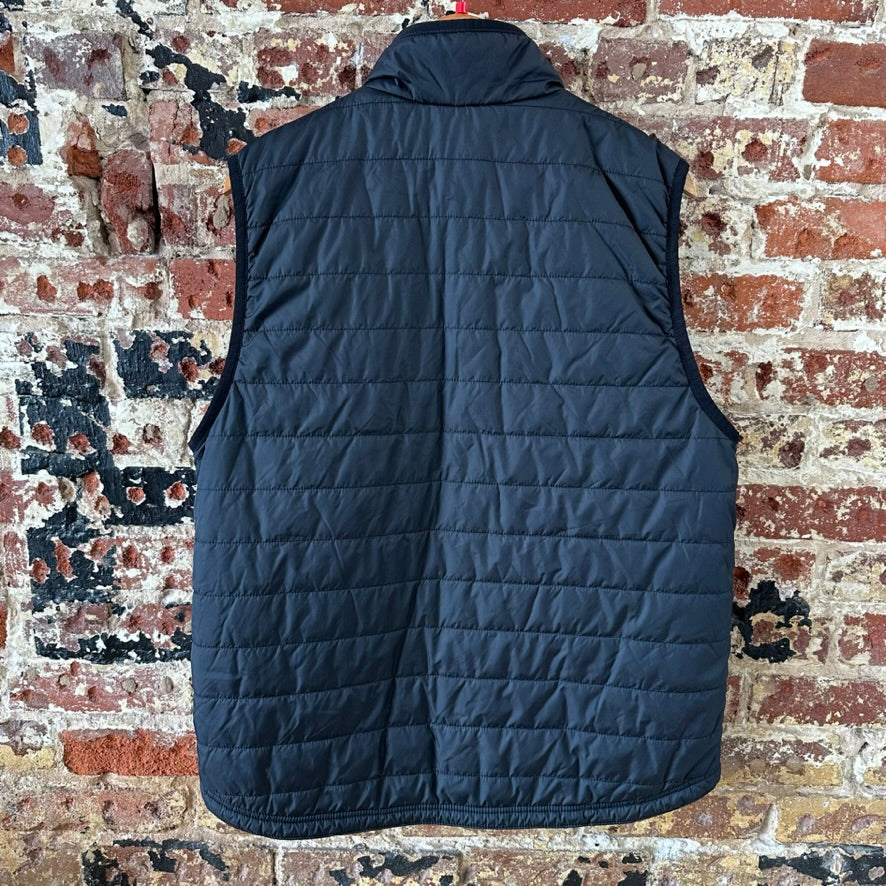 Carhartt Puffer Vest Rain Defender Mens Large Black Zip Up Relaxed
