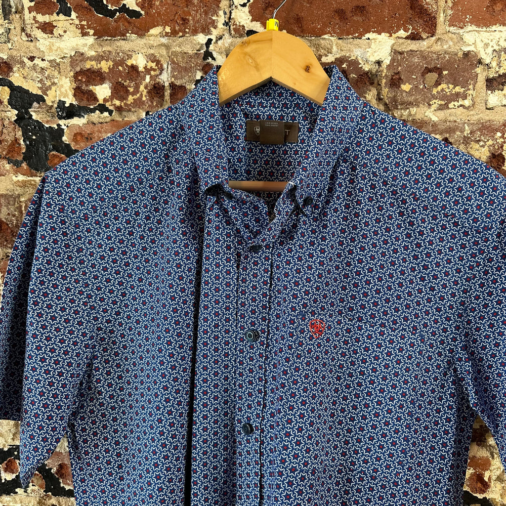 Ariat Button Up Shirt Mens Medium Western