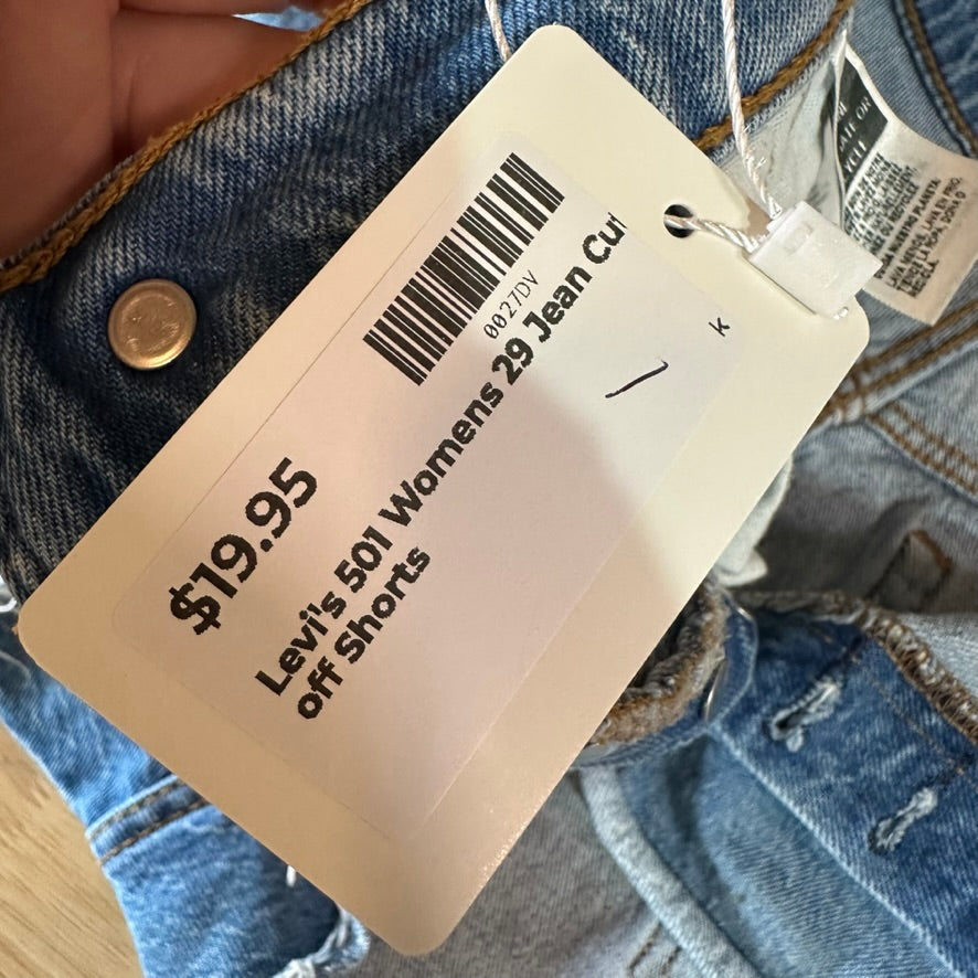 Levi's Cut off Jean Shorts Womens 29