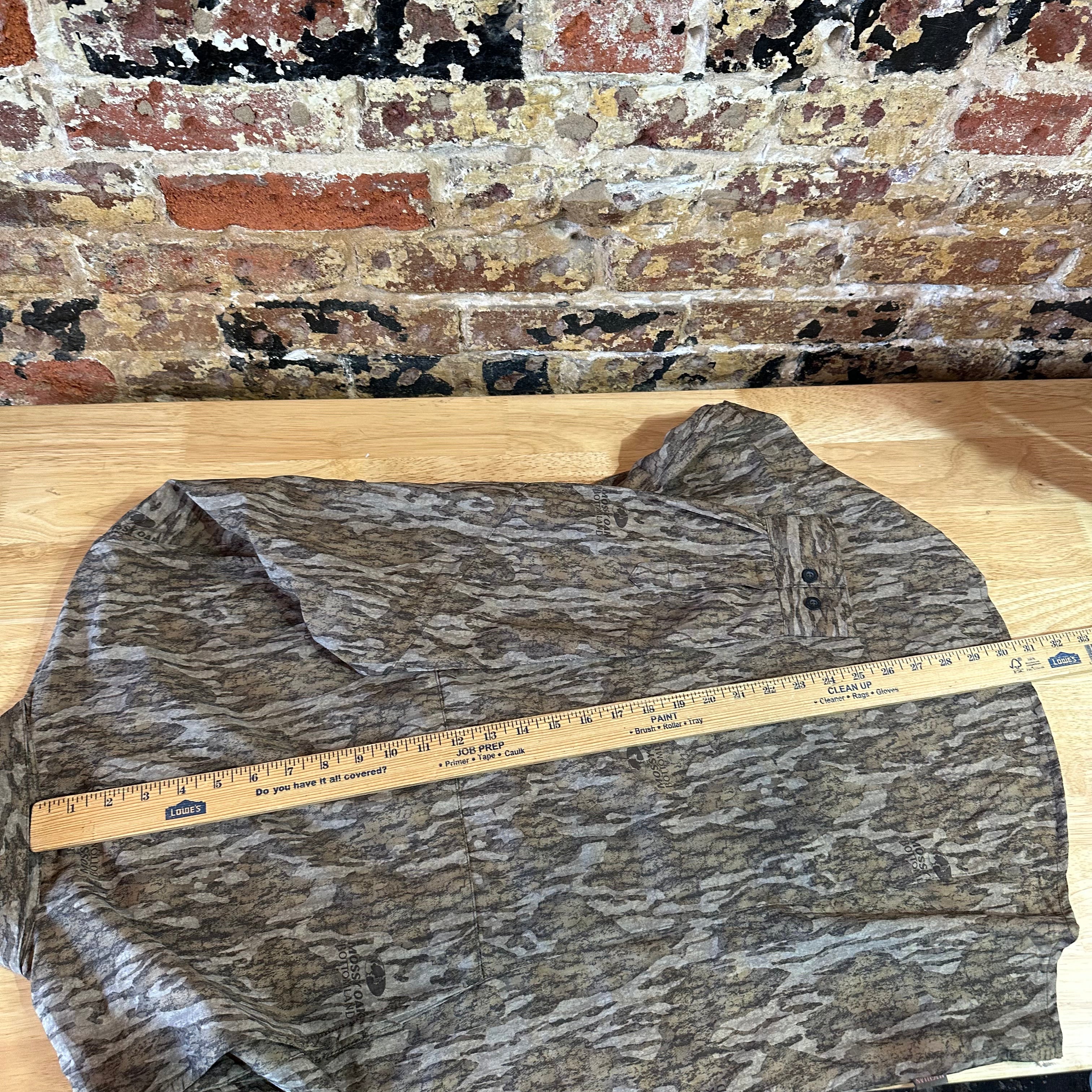 Magellan Womens 2XL L/S Camo Button Up