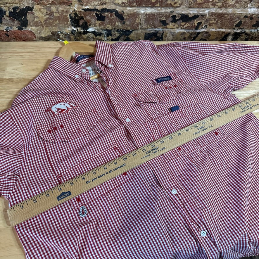 Columbia PFG Men's Medium Arkansas HOGS Shirt