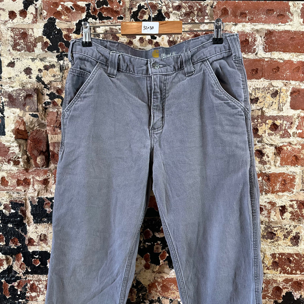 Carhartt Mens 32x30 Gray Pants