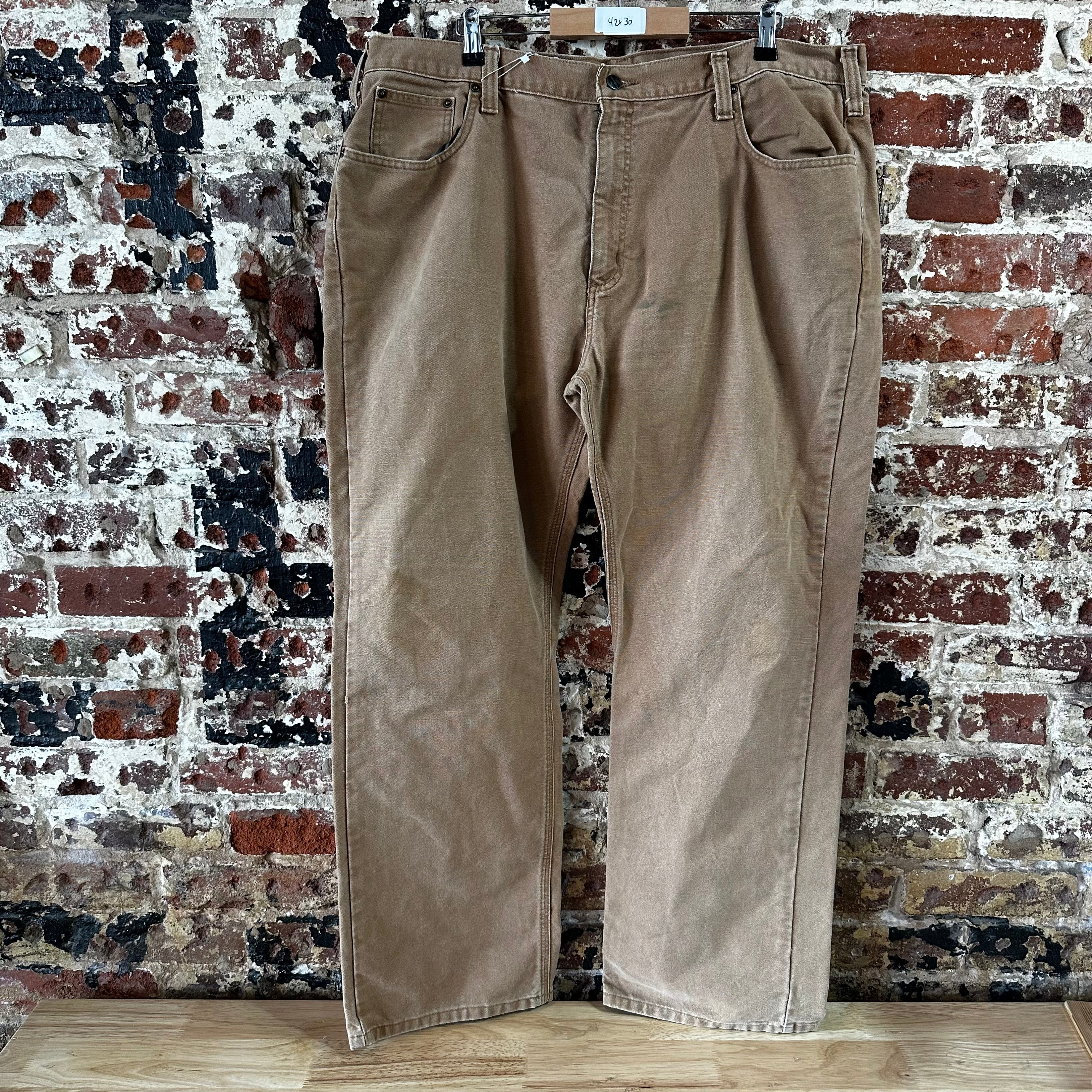 Carhartt 5 Pocket Canvas Pants Men’s 42x30 brown