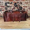 Cuero Handmade Leather Duffel Large Travel Gym Sports Overnight Weekender Bag