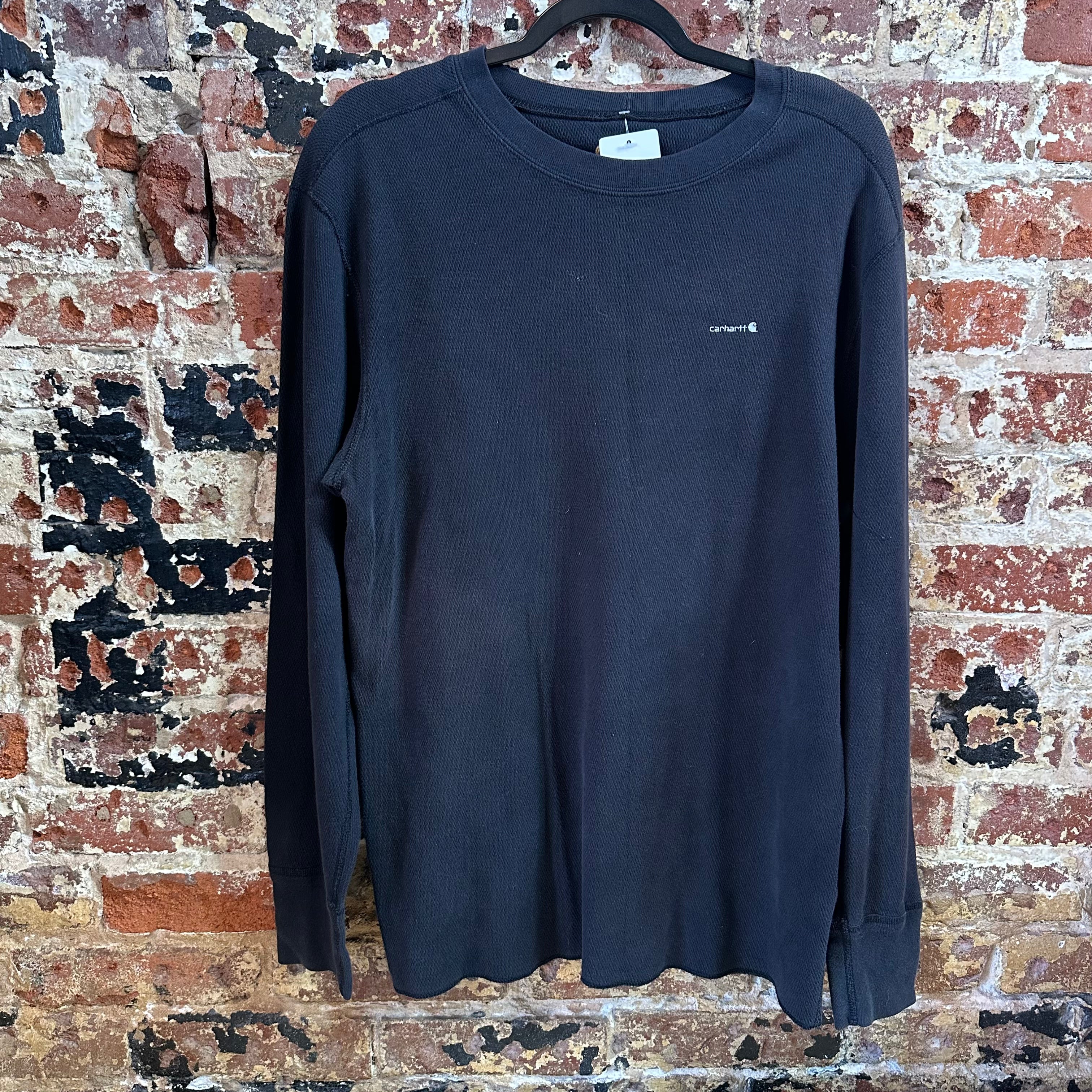 Carhartt Men's Large L/S Thermal Black Shirt
