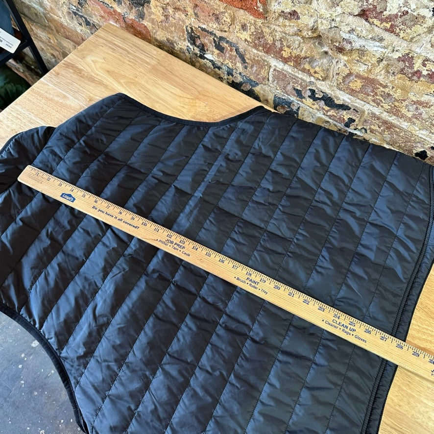 Carhartt Puffer Vest Rain Defender Mens 2XL Black Zip Up Relaxed - logo