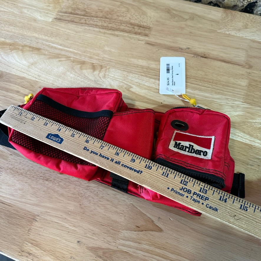 Vintage Marlboro Adventure Team Fanny Pack Waist pack Red