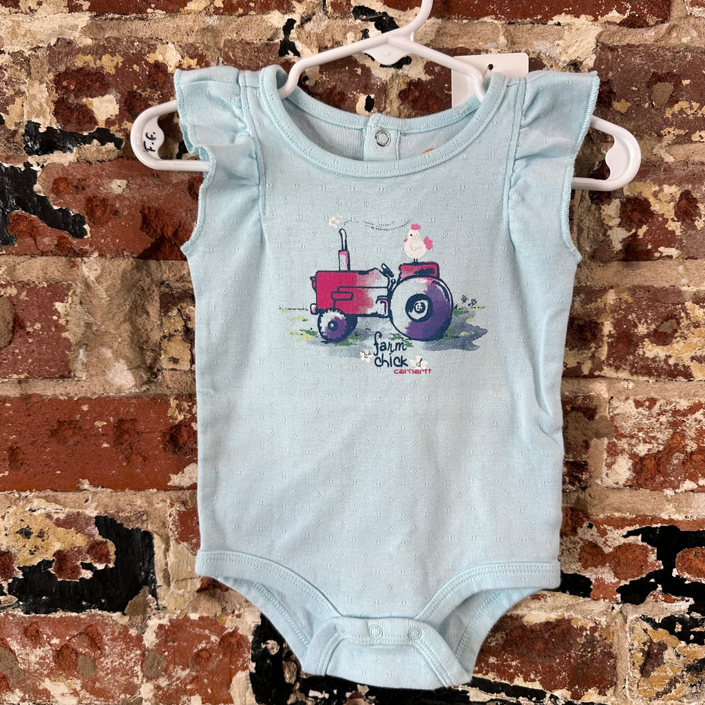 Carhartt Girls 6M Blue onsie